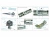 Quinta Studio QD72076 F/A-18A/C early 3D-Printed & coloured Interior on decal paper (Academy) 1/72